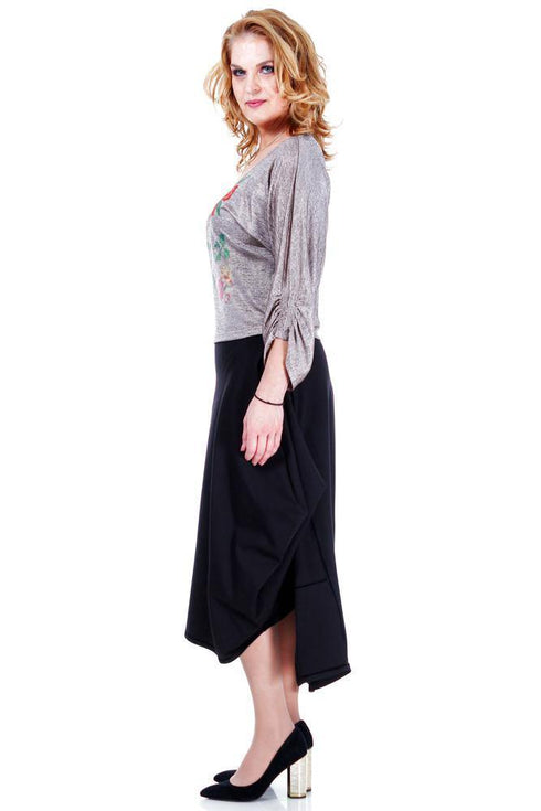 Bluza jerse pictata  Liza Panait Liza Panait Online Boutique